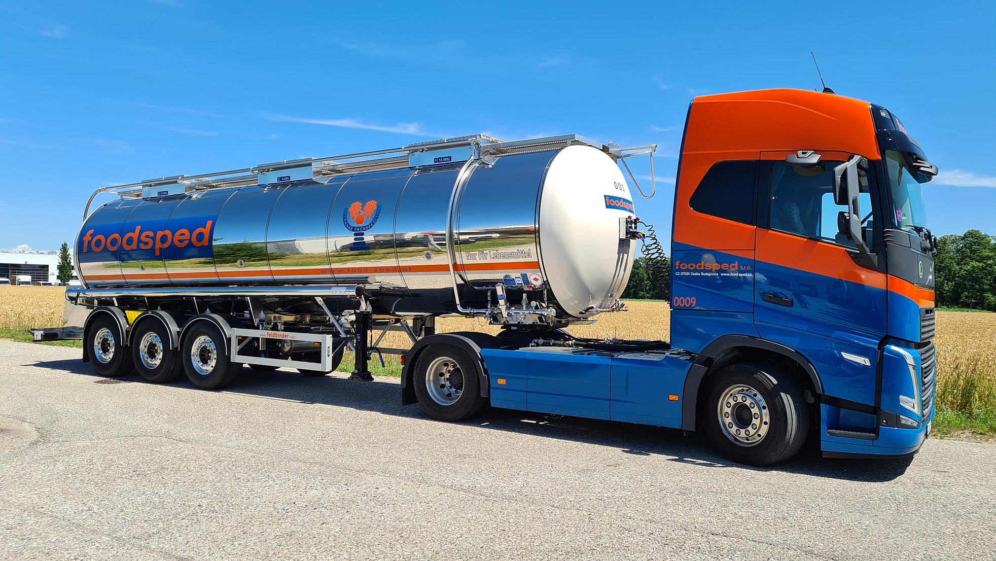 Transport flüssige Lebensmittel / Tankwagen von Foodsped Transport flüssige Lebensmittel / Tankwagen von Foodsped